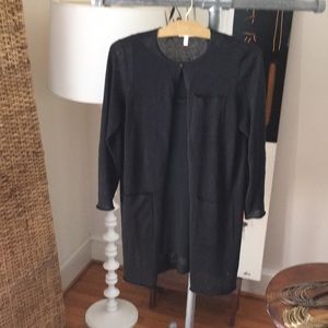 Eileen Fisher long cardigan (M)